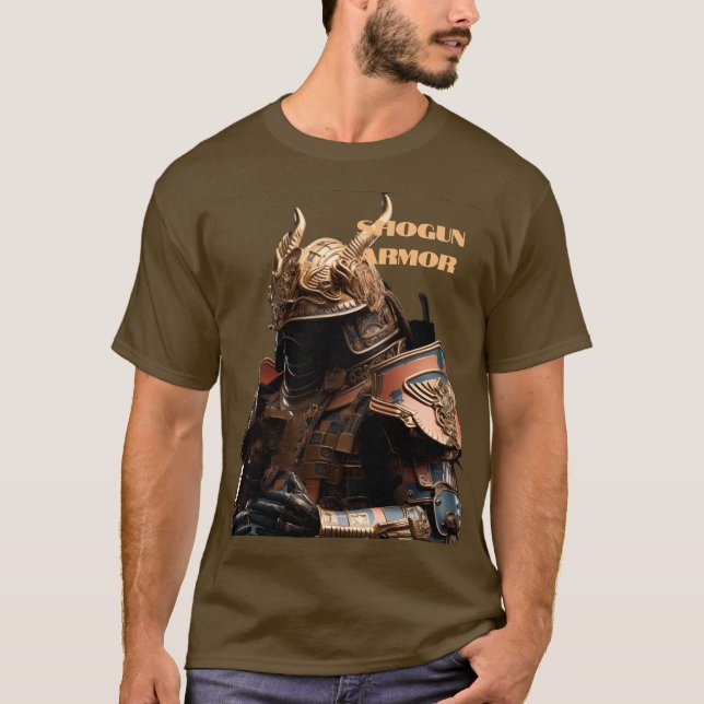 Armour Art Shogun Samurai warror Japan  T-Shirt (Front)