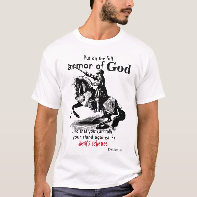 Armour Ephesians 6:11 T-Shirt (Front)