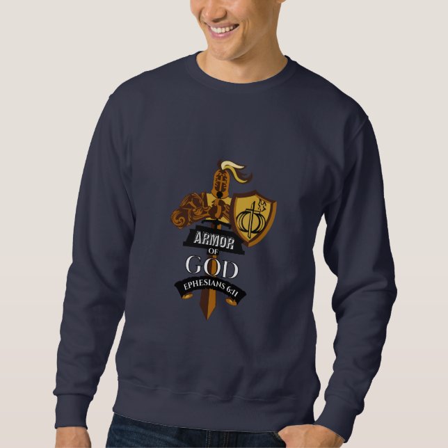 Armour Of God | Bible Verse Design Sweatshirt (Front)