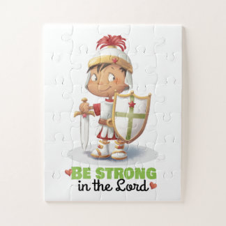 Armour of God boy "Be strong in the Lord" puzzle
