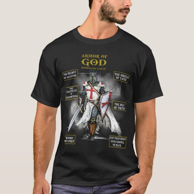 Armour Of God Christian T Shirt (Front)