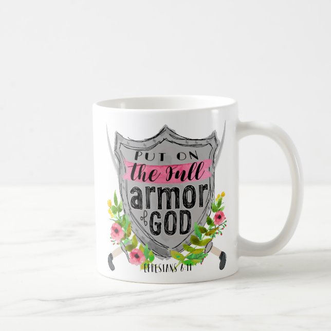 Armour of God Pink Coffee Mug (Right)