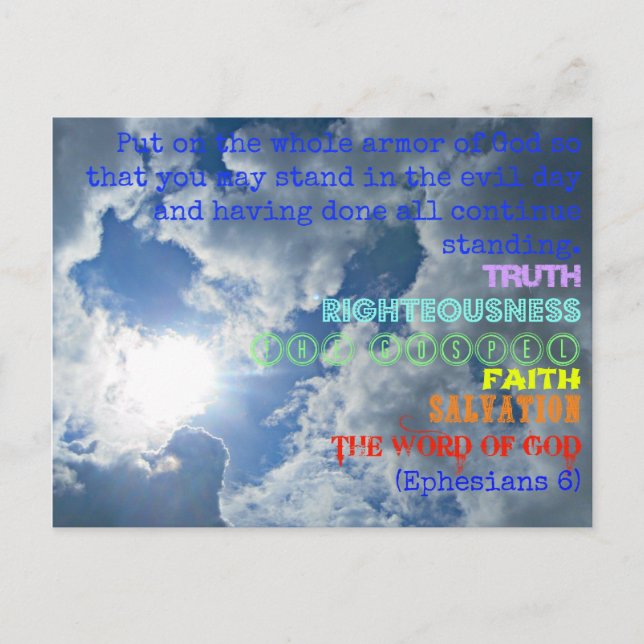 Armour of God postcard (Front)