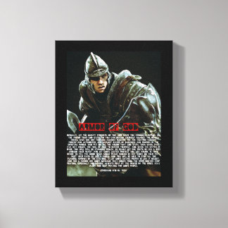 Armour of GOD Scripture Canvas Print