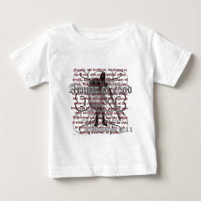 Armour of God Soldier Baby T-Shirt (Front)