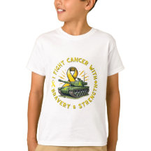 "Armour of Hope: Childhood Cancer Fighter Tee"