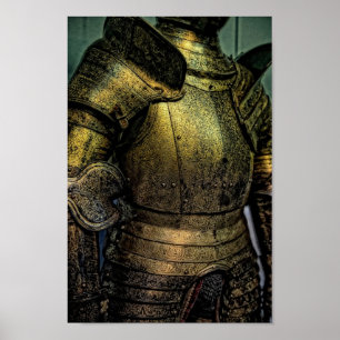 Armour of Mediaeval Knight Poster