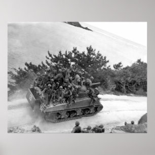 Armour on Iwo Poster