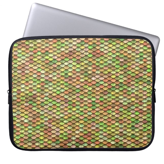Armour plate upclose - illustration backgroundabst laptop sleeve (Front)