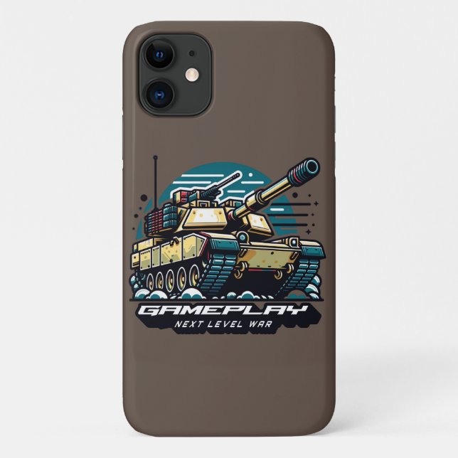 Armoured Battles: Next Level Gaming Case-Mate iPhone Case (Back)