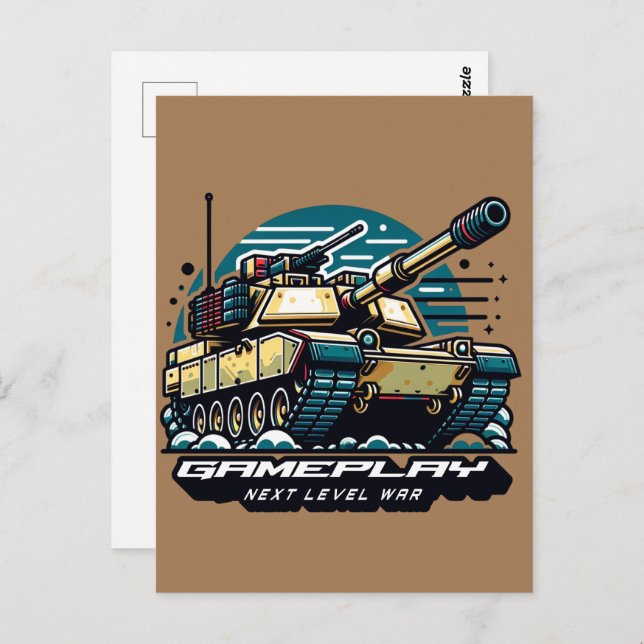 Armoured Battles: Next Level Gaming Postcard (Front/Back)