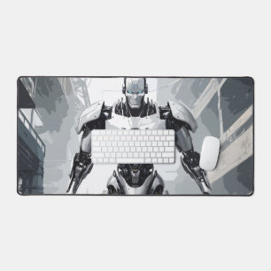 Armoured Cyborg Graphic Novel Mecha Gamer Desk Mat