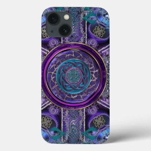 Armoured Fractal Tapestry Celtic Knot iPad Air Cas iPhone 13 Case