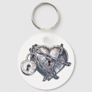Armoured Heart Key Ring