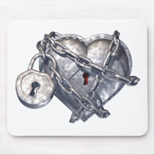 Armoured Heart Mouse Pad