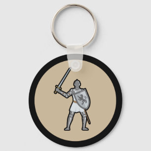 Armoured Mediaeval Knight Keychain