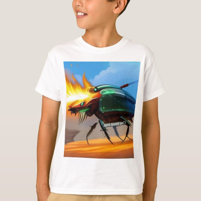 Armoured Robot Bug T-Shirt (Front)