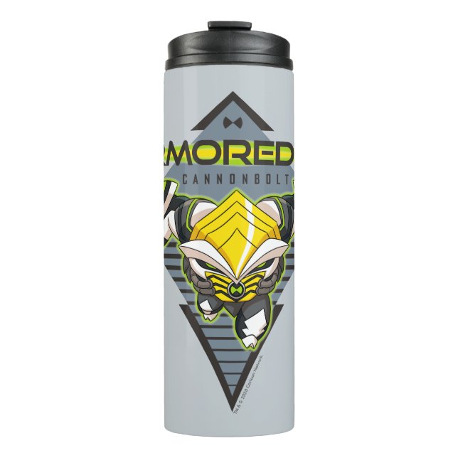 Armoured Up - Omni-Kix Cannonbolt Thermal Tumbler (Front)