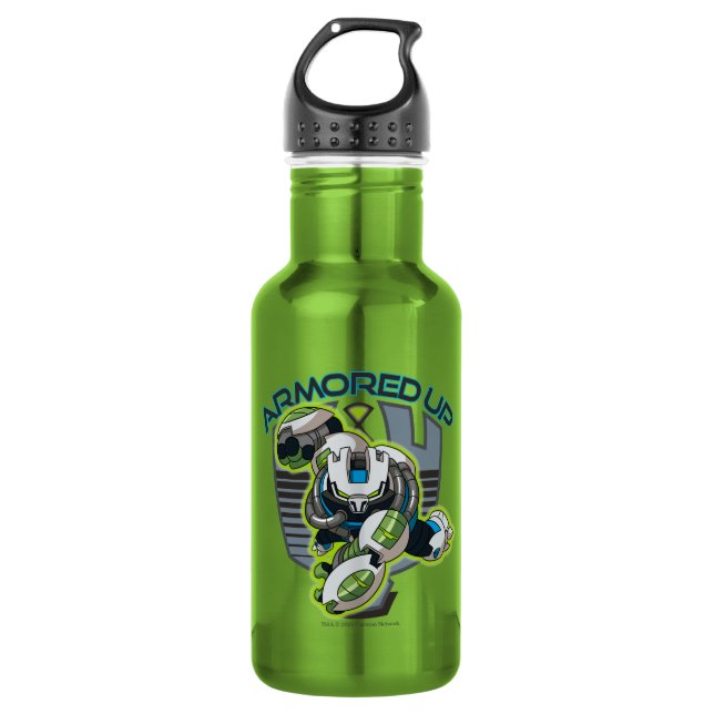 Armoured Up - Omni-Kix Slapback 532 Ml Water Bottle (Front)