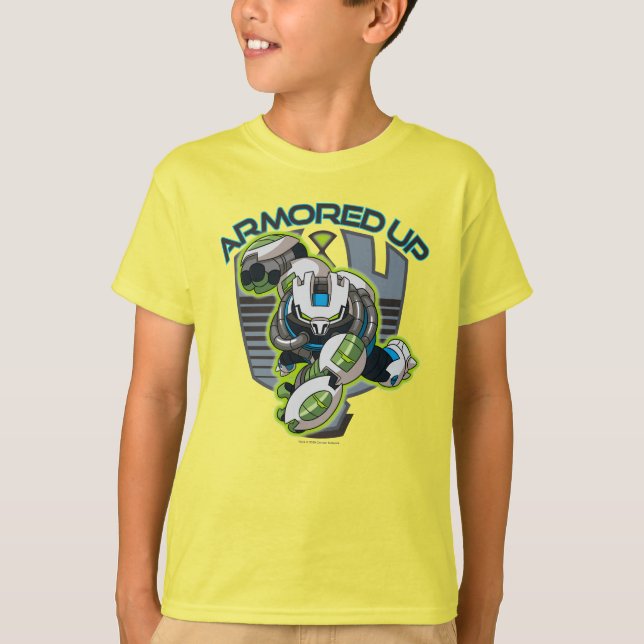 Armoured Up - Omni-Kix Slapback T-Shirt (Front)