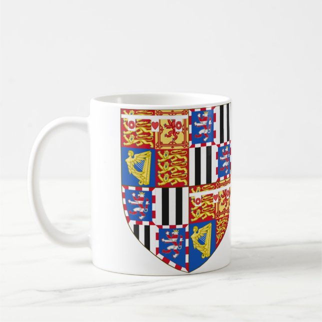 Arms Of Alexander Mountbatten Carisbrooke Coffee Mug (Left)