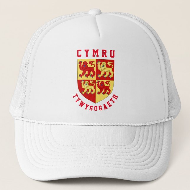 Arms of Mediaeval Principality of Wales Trucker Hat (Front)