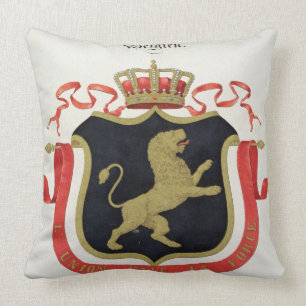 Arms of the Belgian Royal Family, from a collectio Cushion
