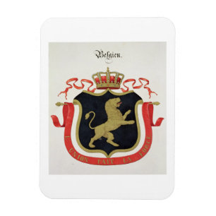 Arms of the Belgian Royal Family, from a collectio Magnet