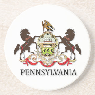 Arms of the state of Pennsylvania Coaster