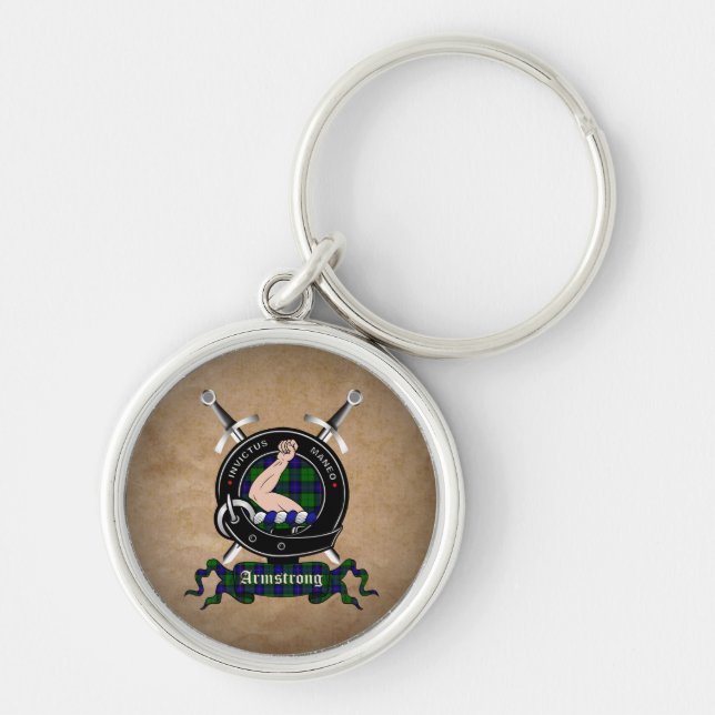 Armstrong Clan Badge Key Rings (Front)