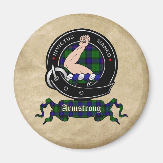 Armstrong Clan Badge Magnets (Front)