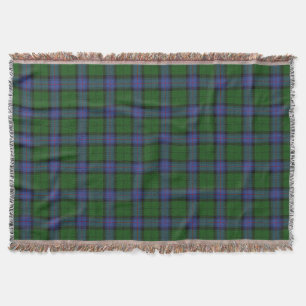 Armstrong Clan Tartan Highland Plaid Throw Blanket