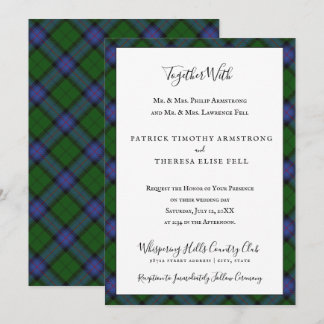 Armstrong Clan Tartan Scottish Plaid Invitation