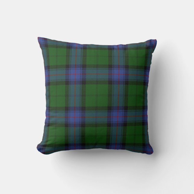 Armstrong Clan Tartan Scottish Plaid Pattern Cushion (Front)
