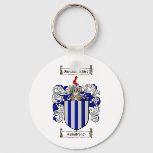 ARMSTRONG FAMILY CREST -  ARMSTRONG COAT OF ARMS KEY RING