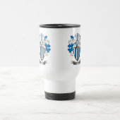 Armstrong Family Crest Coat of Arms Travel Mug (Center)