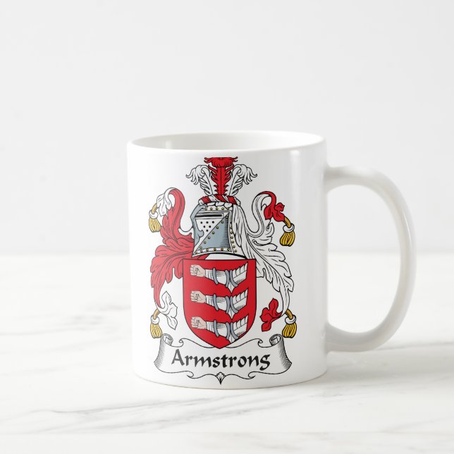 Armstrong Family Crest Coffee Mug (Right)