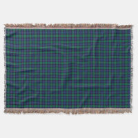 Armstrong Family Tartan Royal Blue and Green Plaid