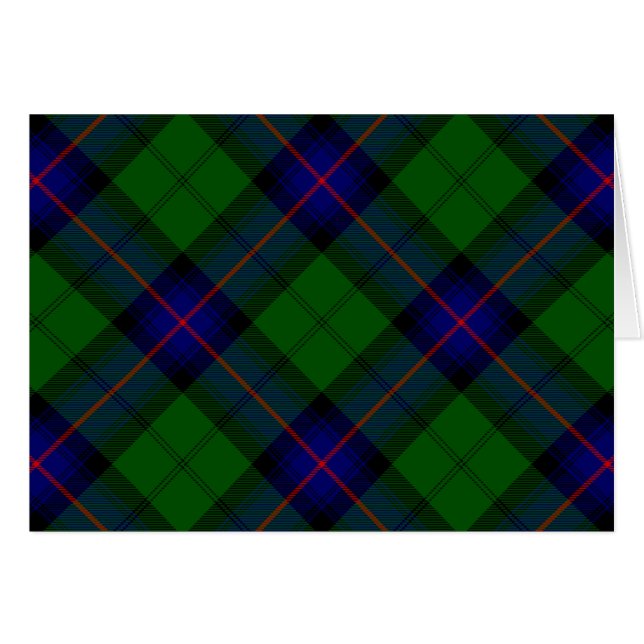 Armstrong tartan blue and green plaid (Front Horizontal)