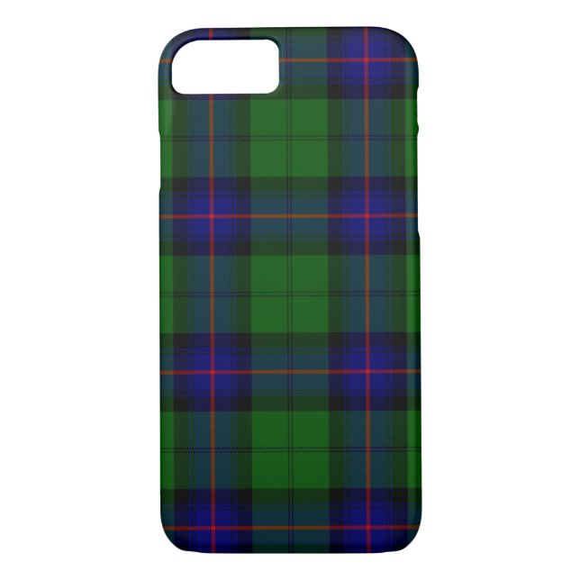 Armstrong tartan blue and green plaid Case-Mate iPhone case (Back)