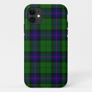 Armstrong tartan blue and green plaid iPhone 11 case