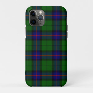 Armstrong tartan blue and green plaid iPhone 11 pro case