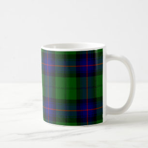 Armstrong tartan blue and green plaid coffee mug