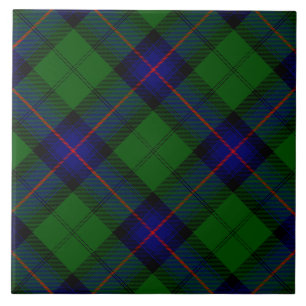 Armstrong tartan blue and green plaid tile