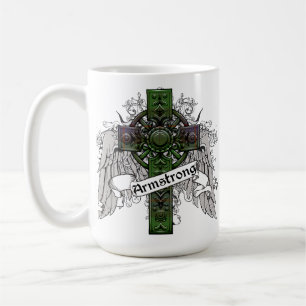 Armstrong,tartan,cross,clan,family,celtic,plaid,Sc Coffee Mug