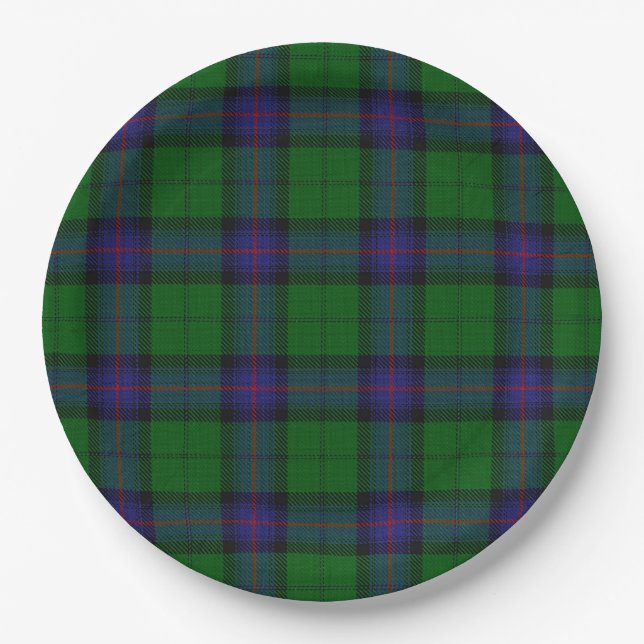Armstrong Tartan Paper Plate (Front)