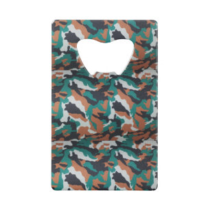 Army Сomifage Credit Card Bottle Opener