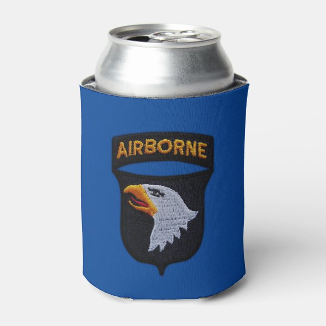 Army 101st Airborne Division Screaming Eagles Can Cooler (Can Front)