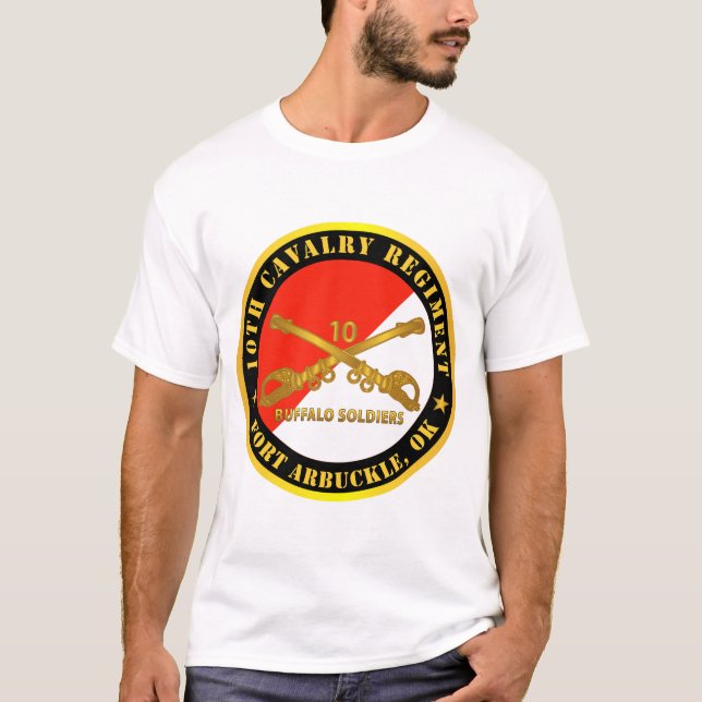 Army - 10th Cavalry Regiment - Fort Arbuckle, OK - T-Shirt (Front)