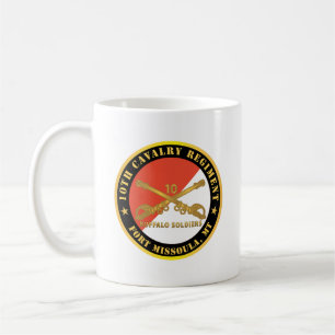 Army - 10th Cavalry Regiment - Fort Missoula, MT Coffee Mug